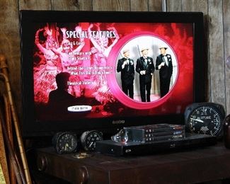 Television, DVD/BlueRay Player and Aviation Gauges