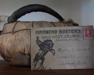 Fur and Horn Native American Basket