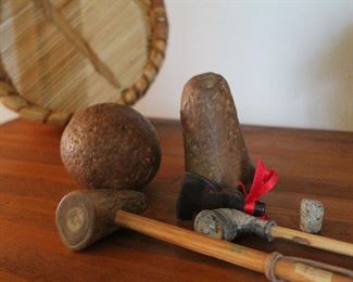 Native American Tools and Pipe