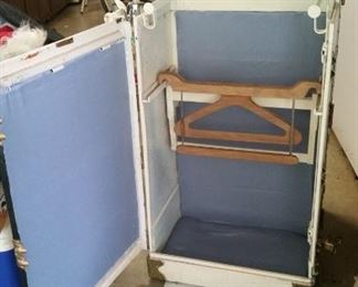 Vintage steamer truck with hanging section & drawers