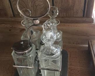 Vintage Condiment Set