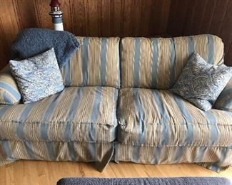 custom Quatrine Sofa with removable slip covers