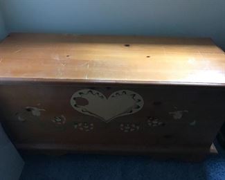 Vintage cedar chest