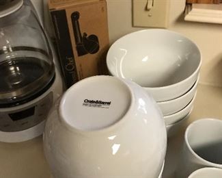 Crate and Barrel bowls