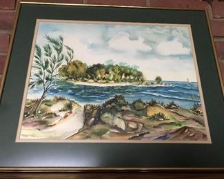 Vintage water color