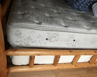 side of log bed