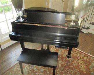 Kawai GM10 Ebony Satin Grand Piano