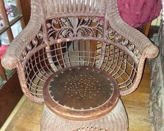 Antique Wicker Chair