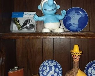 Vintage Smurf Bank