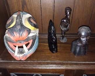 African Collection Including Masks & Statues