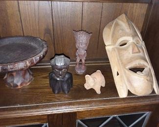 African Collection Including Masks & Statues