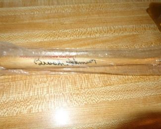 Autographed Baseball Bat Pin