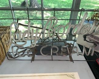 Lady Borden neon sign