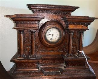 Detailed mantel clock