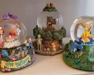 Winnie the Pooh snow globes