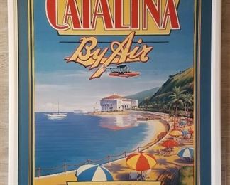 Full Size framed poster - Catalina By Air