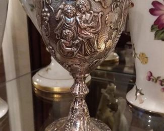 BEAUTIFUL Angel Metal Cup (Possibly Unmarked Sterling Silver)