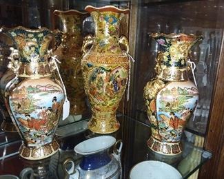 Asian Themed Vases