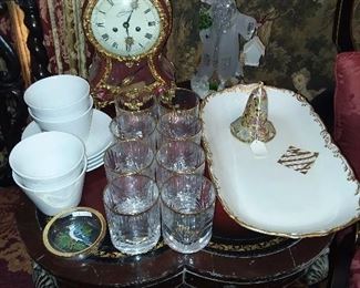 Assorted China & Crystal Glasses