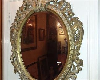 Ornate Carved Wall Mirror