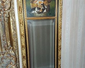 Cat Painting Door Mirror