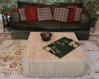 Kravet sofa, Henredon ottoman table