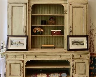 Country French-style hutch
