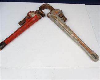 Vintage Pipe Wrench Set