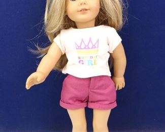 Blonde Hair, Blue Eyed American Girl Doll Birthday Girl