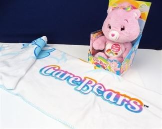 Rainbow Cheer New Care Bear w DVD and Blanket