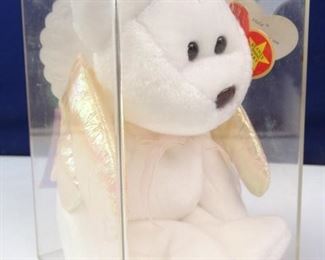 RARE TY Halo Beanie Baby 1998 Tag Error Brown Nose