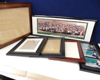Multiple Sized, Dark-Colored Picture Frame Bundle (6)