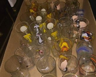 Assorted glass wares