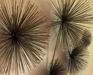 C. Jeré Bursts wall sculpture.  Approximately 41”W x 26”T x 8”D