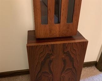Vintage Mid Century Modern rosewood grandfather clock