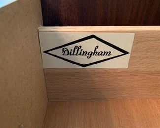 Vintage Dillingham walnut sideboard