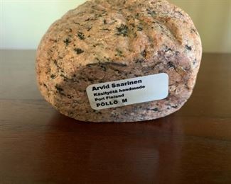 Arvid Saarinen granite owl