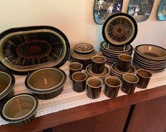 Incredible 58 piece set of vintage Arabia “Kosmos” designed by GOG
