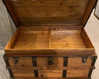 Gorgeous restored antique steamer chest