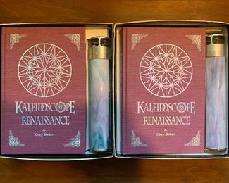 Two “Sir Echo” Kaleidoscope Renaissance signed and numbered sets by Cozy Baker.  There is a large kaleidoscope collection at this sale! 