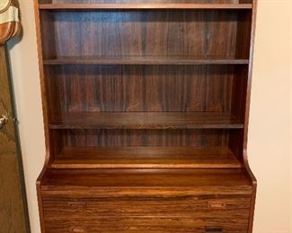 Johannes Sorth Danish Modern rosewood secretary cabinet 