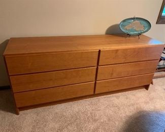 Danish Modern Komfort six drawer dresser