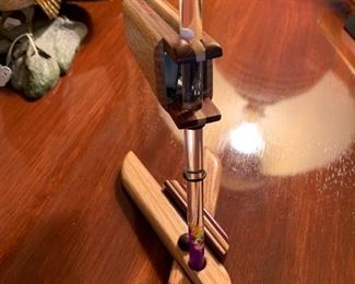 Hand carved and very unique kaleidoscope.  There is a large kaleidoscope collection at this sale!