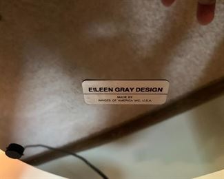 Fantastic Eileen Gray 1927 chrome tubular floor lamp