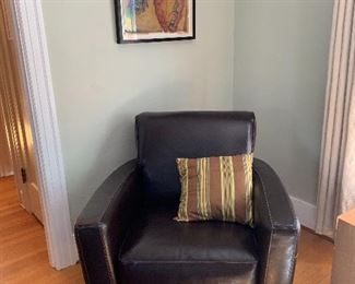 Leather armchair for sale