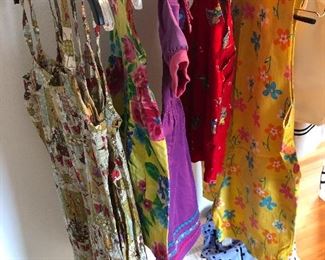 and some sundresses and kids clothing for sale