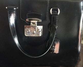 Gucci leather satchel handbag asking $1600
