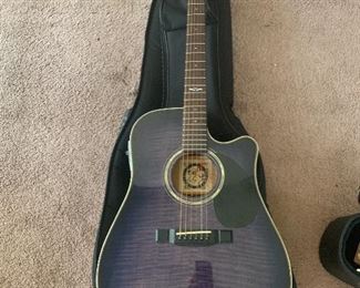 Alvarez Artist acoustic electric. Incredible maple body and color, like new condition with soft case