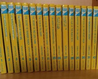 Collection of vintage Nancy Drew books