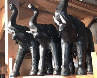More Elephants-leather skins